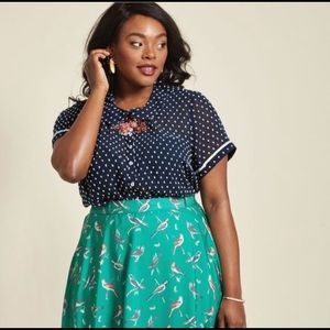 ModCloth Darling in Dots Top